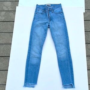 16. Madewell High Rise Skinny Denim Jeans